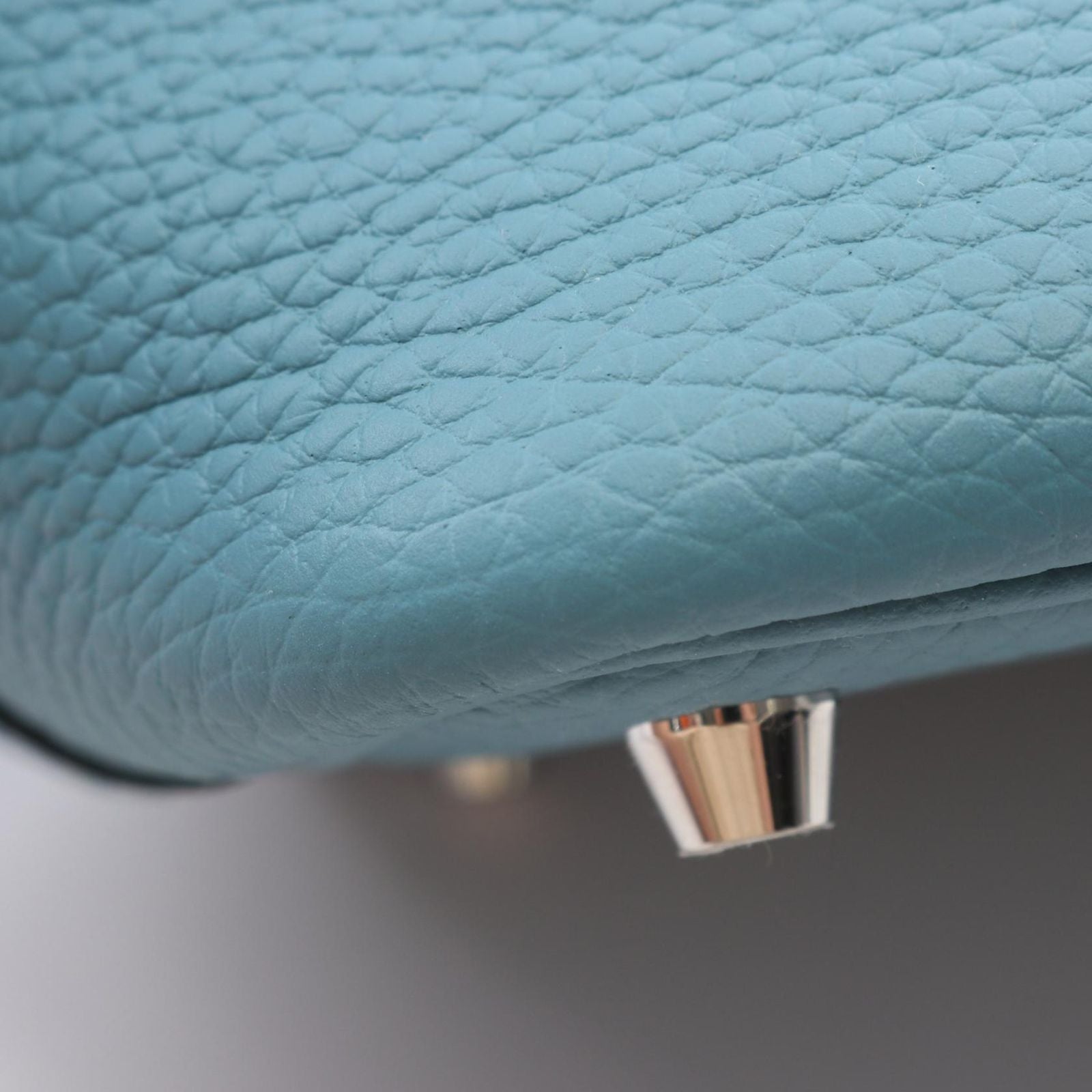 Hermes Handbag Picotin Lock PM New Blue Jean Leather — view 7