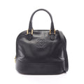 Loewe Handbag Anagram 2-Way Black Leather Hand