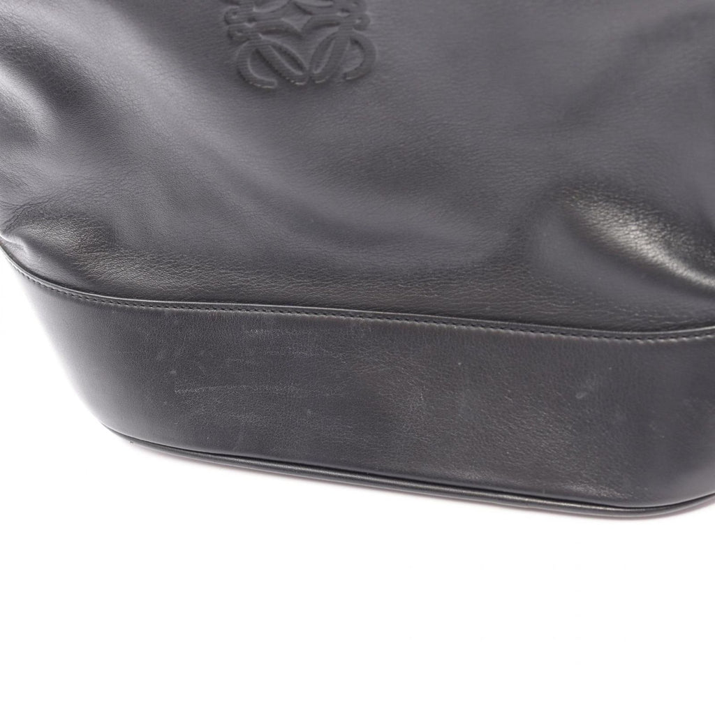 Loewe Handbag Anagram 2-Way Black Leather Hand — view 9