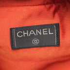 Chanel Boston Bag Vintage Travel Line Black White Nylon Mini — view 6