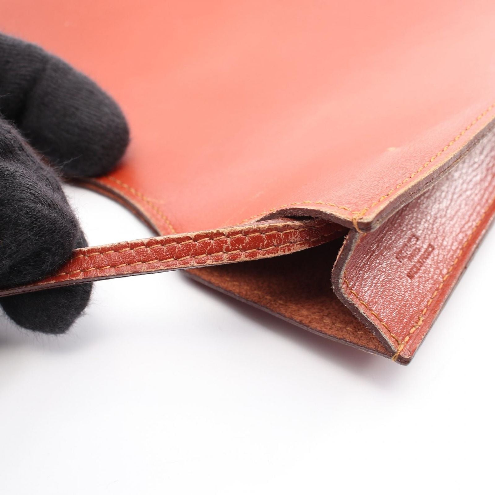 Hermes Shoulder Bag Omenitu Brick Brown Calf — view 6