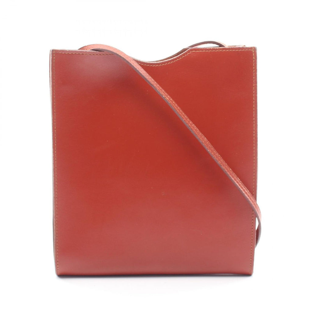 Hermes Shoulder Bag Omenitu Brick Brown Calf