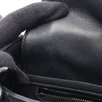 Dior Handbag Lady Mini 2-Way Black Leather Cannage Tote — view 5
