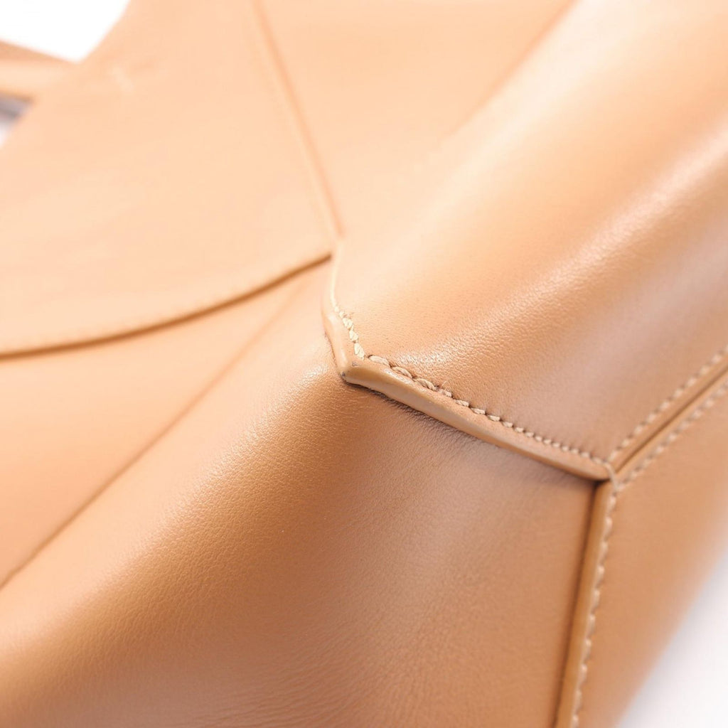 Loewe Handbag Puzzle Fold Mini Brown Leather Tote — view 5