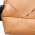 Loewe Handbag Puzzle Fold Mini Brown Leather Tote — view 7