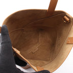 Loewe Handbag Puzzle Fold Mini Brown Leather Tote — view 3