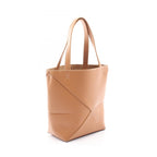 Loewe Handbag Puzzle Fold Mini Brown Leather Tote — view 2
