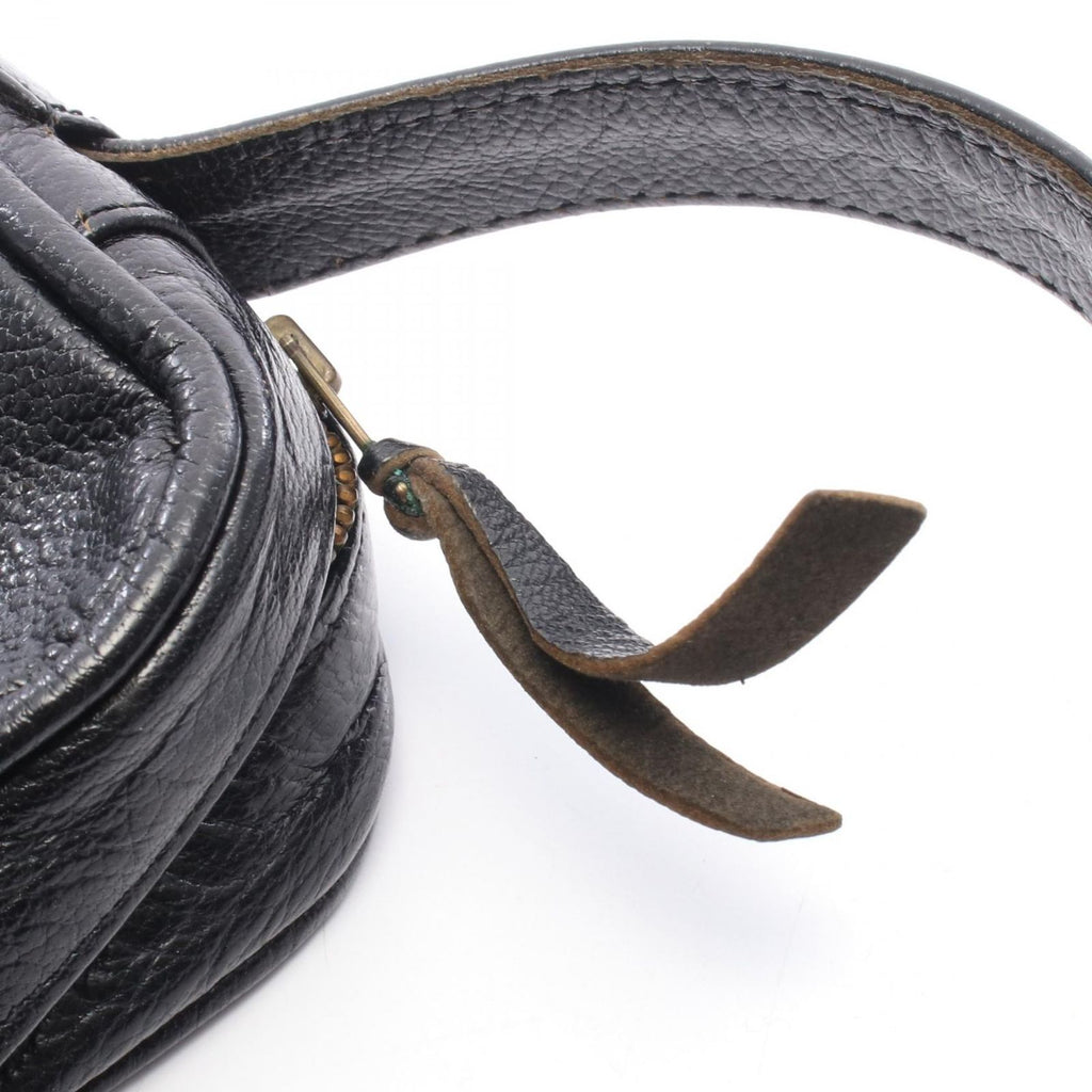 Celine Shoulder Bag Carriage Black Leather — view 6