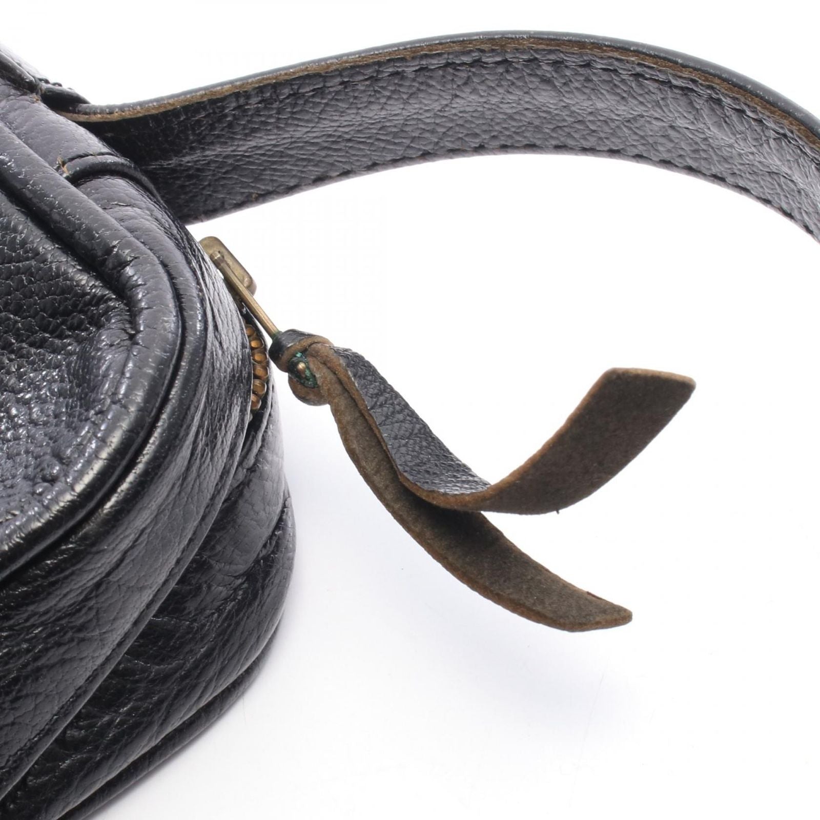 Celine Shoulder Bag Carriage Black Leather — view 6