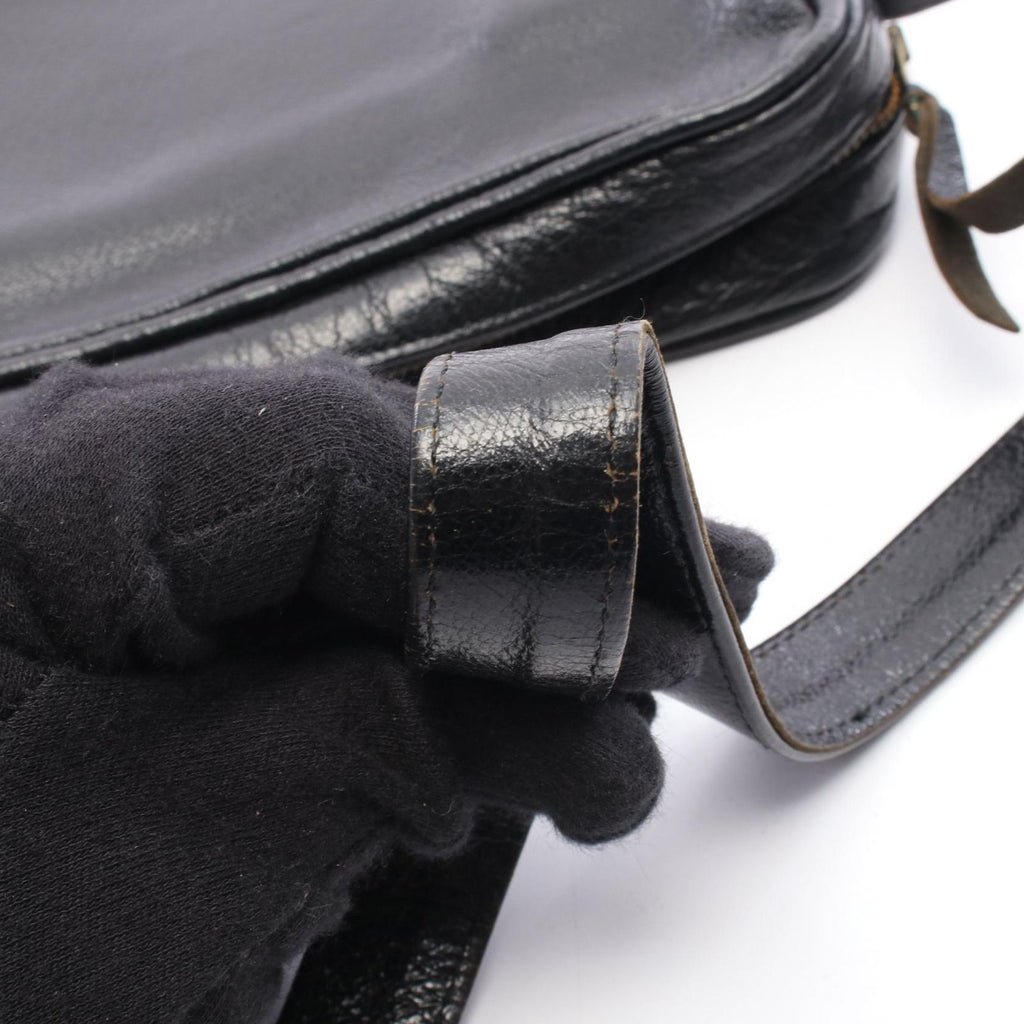 Celine Shoulder Bag Carriage Black Leather — view 7