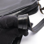 Celine Shoulder Bag Carriage Black Leather — view 7
