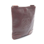Loewe Shoulder Bag Anagram Dark Brown Leather — view 2