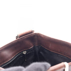 Loewe Shoulder Bag Anagram Dark Brown Leather — view 5