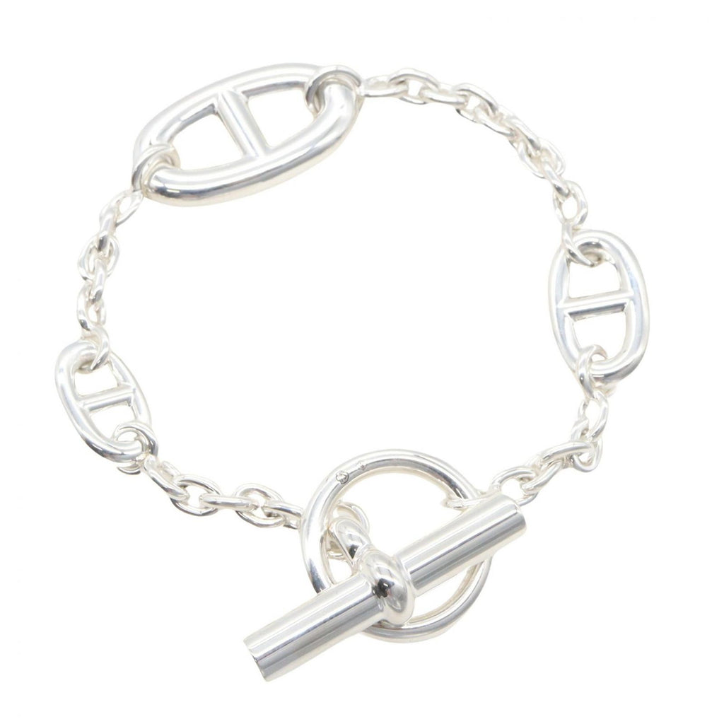 Hermes Bracelet Chaine D'ancre Farandole 14.5 cm 925 Sterling Silver