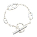Hermes Bracelet Chaine D'ancre Farandole 14.5 cm 925 Sterling Silver