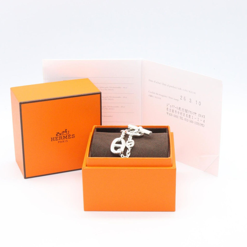Hermes Bracelet Chaine D'ancre Farandole 14.5 cm 925 Sterling Silver — view 5