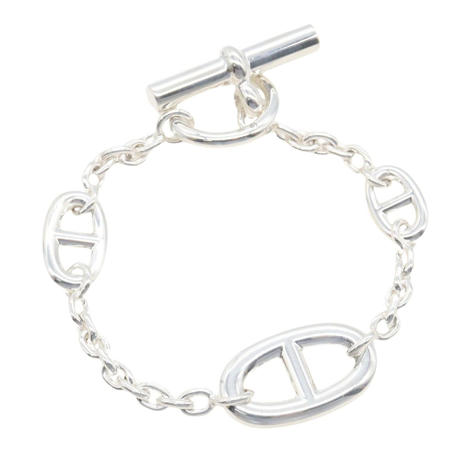 Hermes Bracelet Chaine D'ancre Farandole 14.5 cm 925 Sterling Silver — view 2