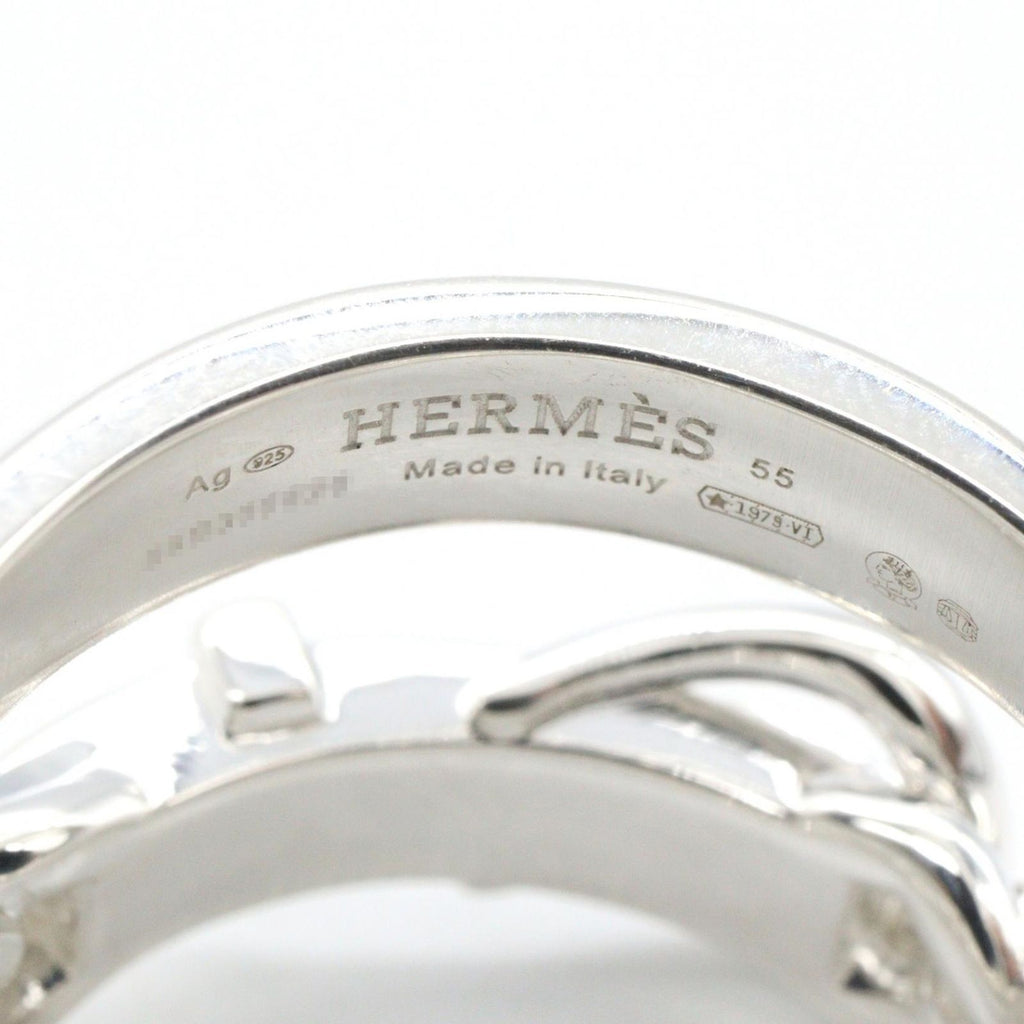 Hermes Ring Book le Cellier Inflexible 925 Sterling Silver — view 4