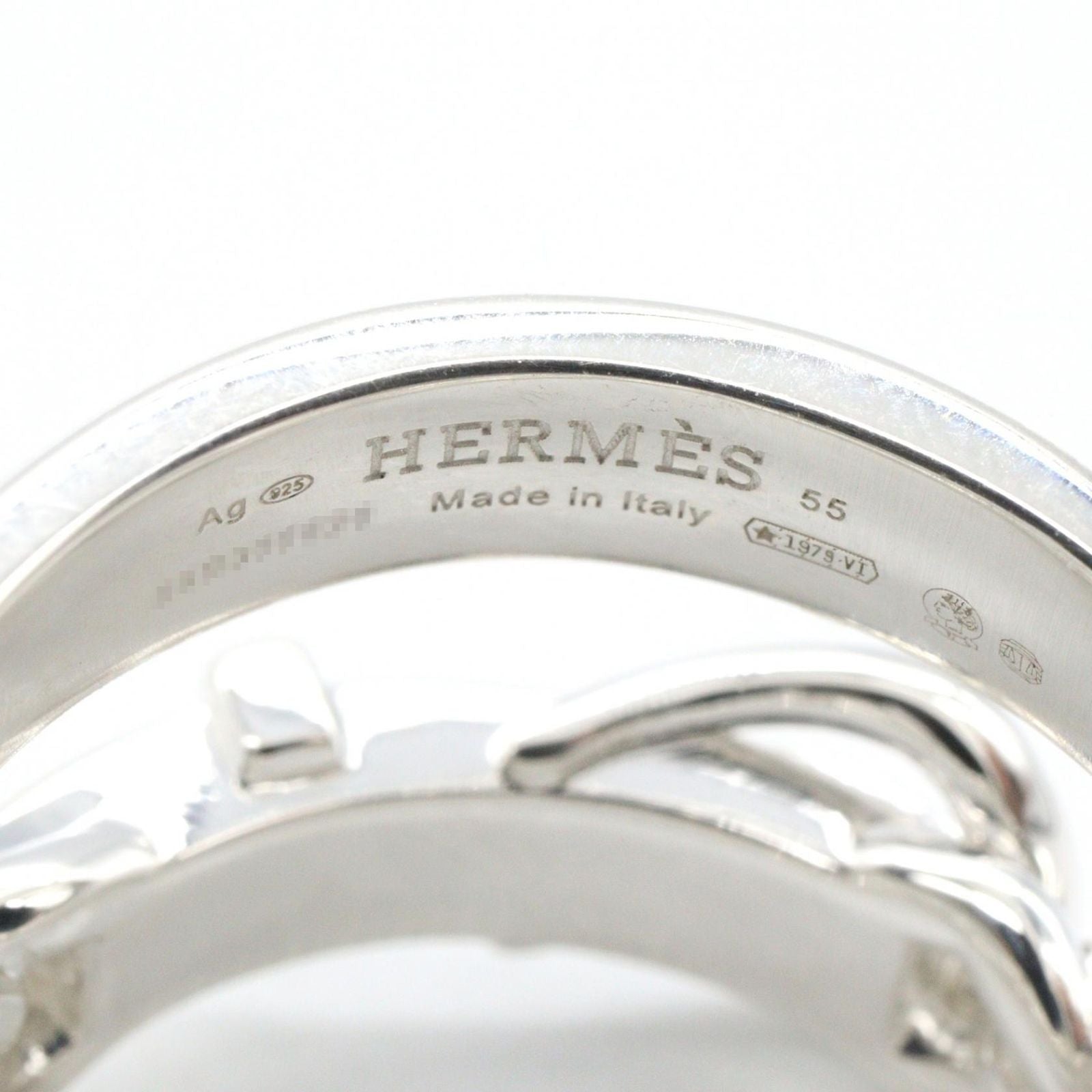 Hermes Ring Book le Cellier Inflexible 925 Sterling Silver — view 4
