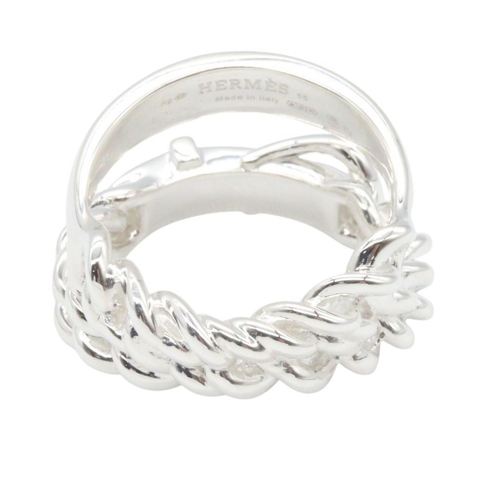 Hermes Ring Book le Cellier Inflexible 925 Sterling Silver — view 3