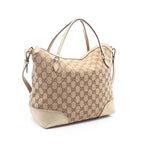 Gucci Handbag Bree GG Canvas 2-Way Beige Gold Shoulder — view 2