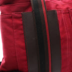 Hermes Tote Troca Horizontal MM Red Canvas Leather — view 9