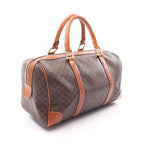 Celine Tote Macadam Brown Canvas Leather Mini Boston — view 2