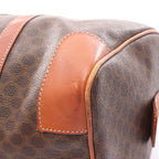 Celine Tote Macadam Brown Canvas Leather Mini Boston — view 6