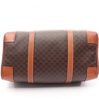 Celine Handbag Macadam Brown Canvas Leather Mini Boston — view 6
