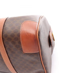 Celine Handbag Macadam Brown Canvas Leather Mini Boston — view 7