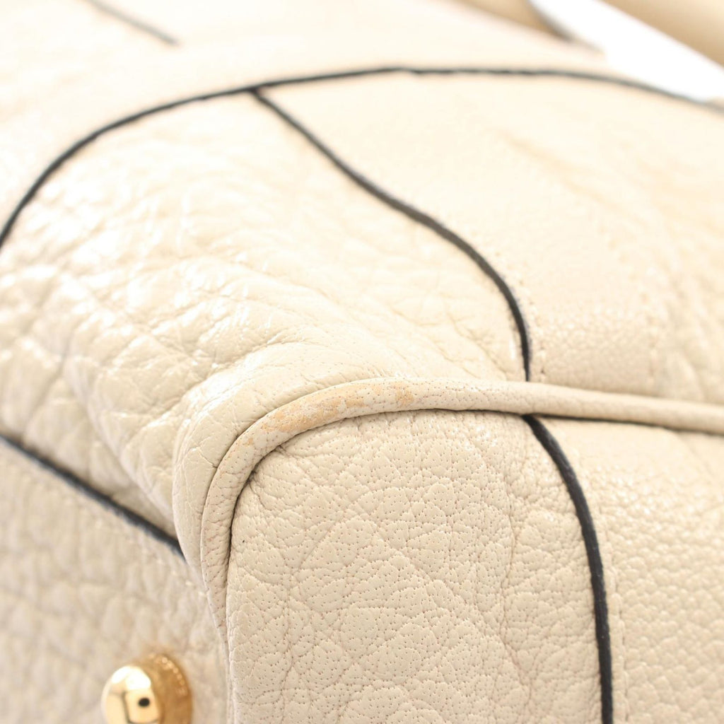 Loewe Handbag Paseo Bag 2-Way Ivory Leather Pasena Hand — view 8