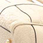 Loewe Handbag Paseo Bag 2-Way Ivory Leather Pasena Hand — view 8