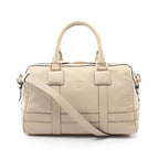 Loewe Handbag Paseo Bag 2-Way Ivory Leather Pasena Hand