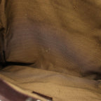 Fendi Tote Zucca Brown Dark Canvas Leather Hand — view 5