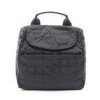 Chanel Backpack New Travel Line Black Leather