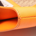Dior Tote Street Chic Trotter Beige Orange Canvas Leather — view 7