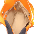 Dior Tote Street Chic Trotter Beige Orange Canvas Leather — view 3