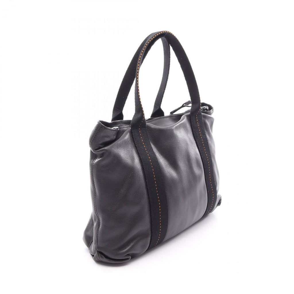 Hermes Handbag Caravan Horizontal MM 2-Way Black Leather — view 2