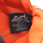 Hermes Pouch Bolide Mini 02 Orange Faux Canvas — view 4