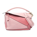 Loewe Handbag Puzzle Bag 2-Way Pink Leather