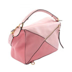 Loewe Handbag Puzzle Bag 2-Way Pink Leather — view 2