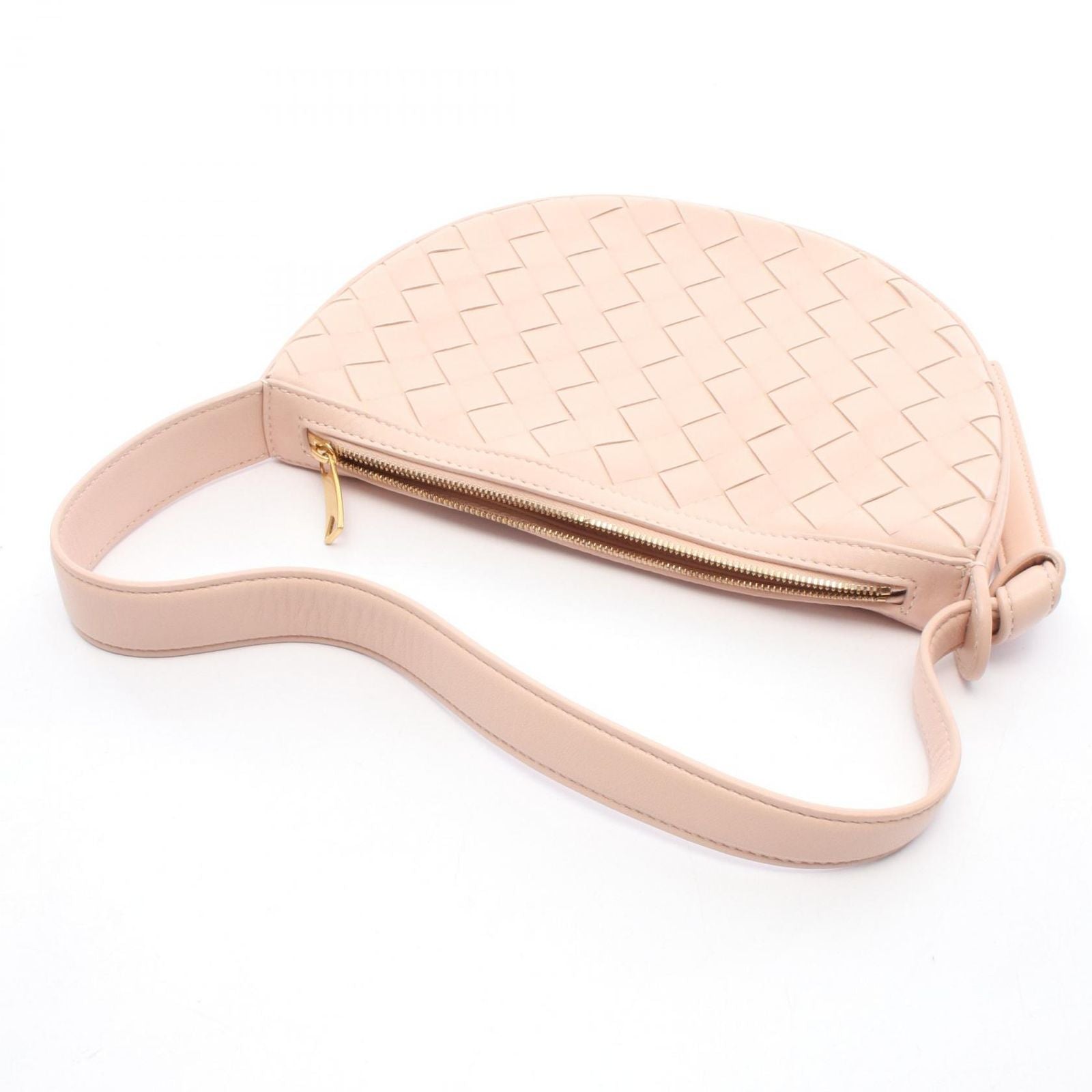 Bottega Veneta Handbag Intrecciato Mini Sunrise Baby Pink Lambskin — view 6