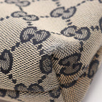 Gucci Shoulder Bag Sherry Line GG Canvas Beige Navy — view 6