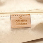 Gucci Handbag Ski 2-Way Beige Camel Canvas Leather Diamante — view 4
