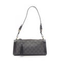 Gucci Shoulder Bag GG Pattern Black Denim Mini
