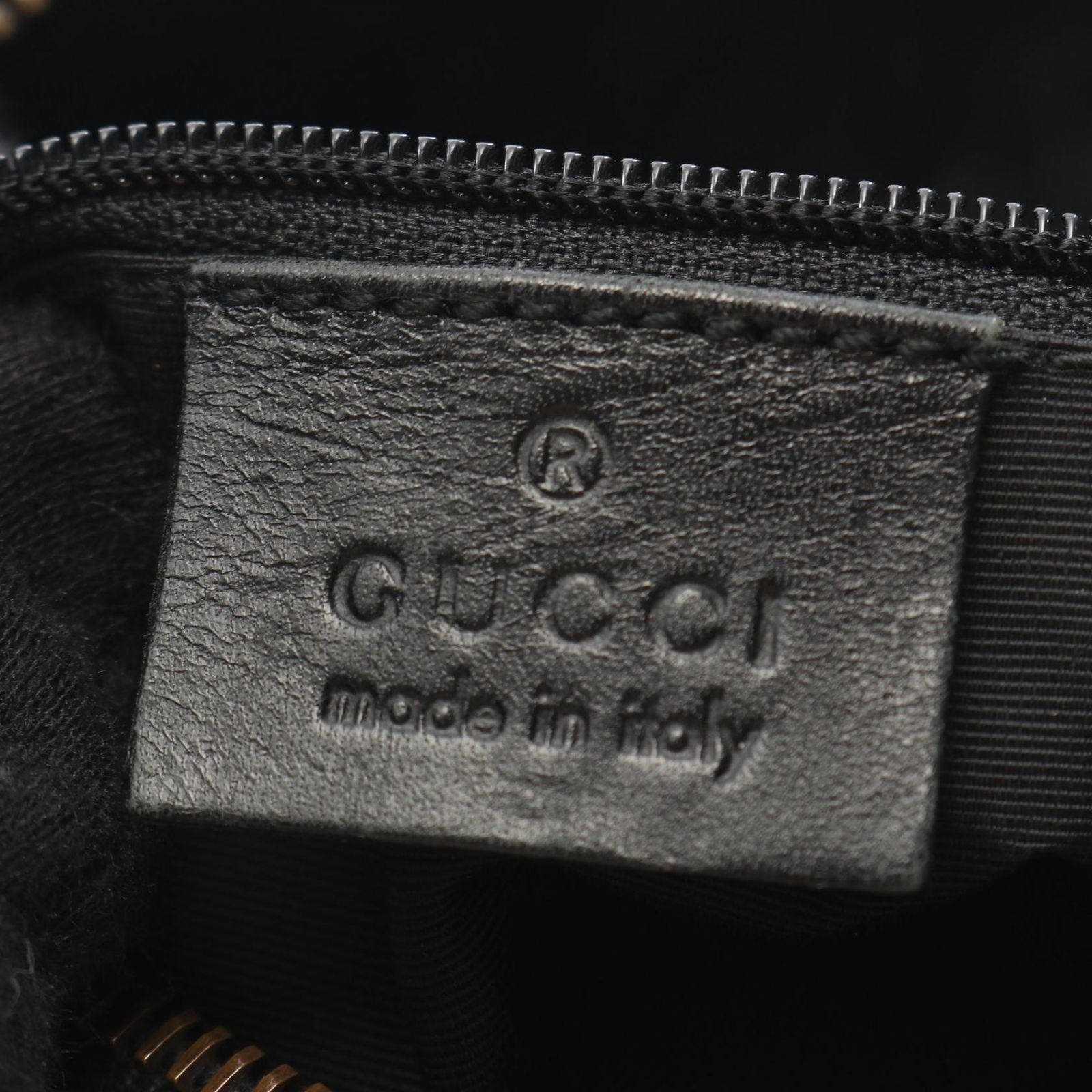 Gucci Shoulder Bag GG Pattern Black Denim Mini — view 4