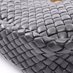 Bottega Veneta Shoulder Bag Intrecciato Small Cobble Black Leather — view 7