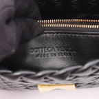 Bottega Veneta Shoulder Bag Intrecciato Small Cobble Black Leather — view 4