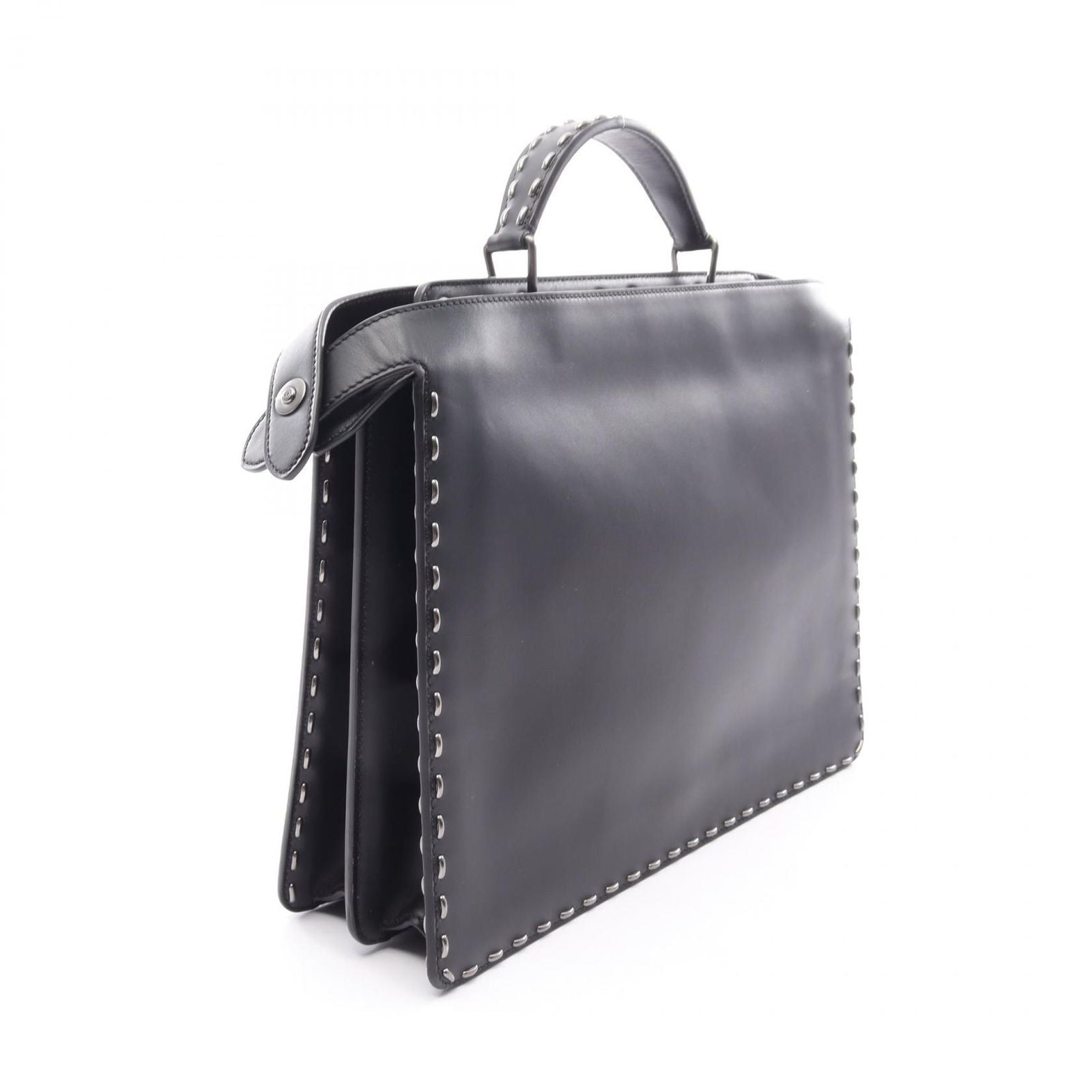 Fendi Handbag Peekaboo ISeeU 2-Way Black Leather — view 2