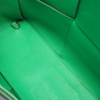 Bottega Veneta Tote the Arco Large Maxi Intrecciato Green Leather — view 5